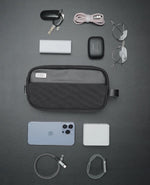 Black Vault Tech Kit Organiser Bag with lock