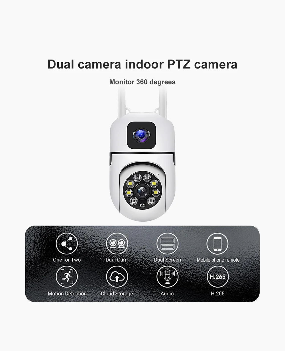 6MP WiFi Smart Wireless Dual Lens Home CCTV