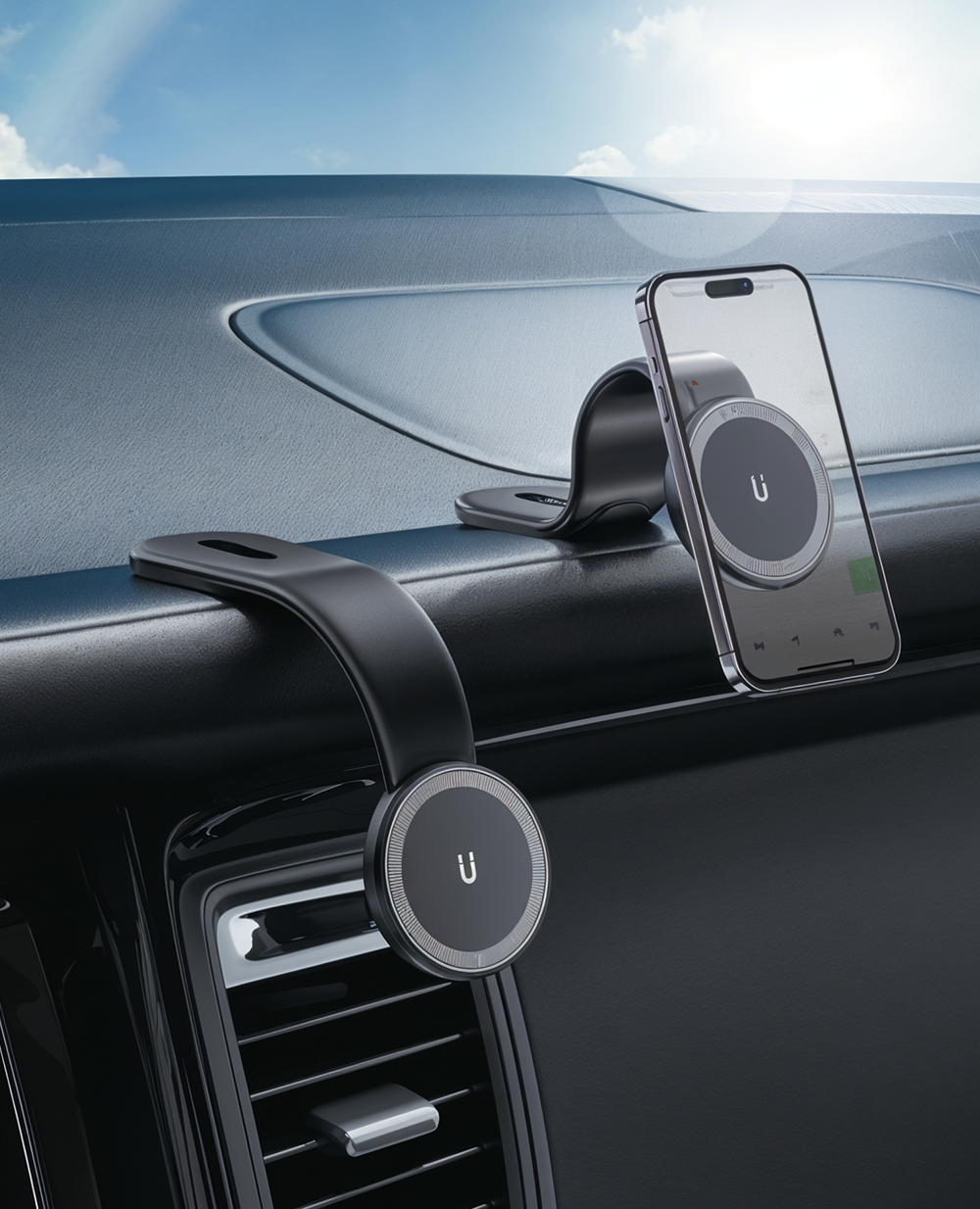 MagFloppyCar Mobile Phone Holder