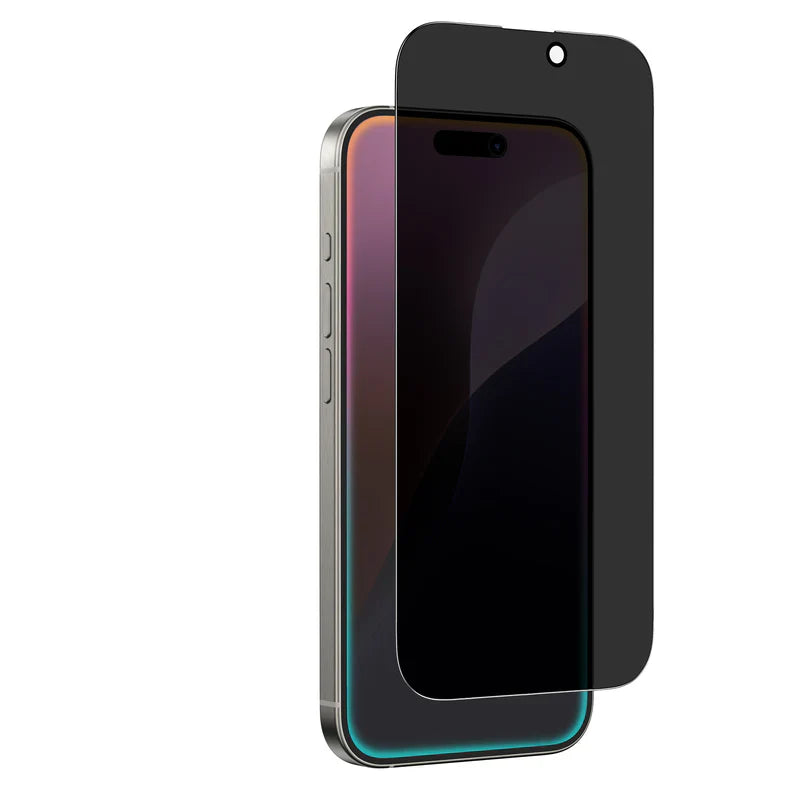 Spacething 360" 4 Way Privacy Tempered Glass - Black iPhone 16 Pro