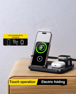 3-in-1 Wireless Charging Station with Touch Buttons