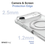 Spacething Marsix 360° Stand Case for iPhone 17 Air - Clear