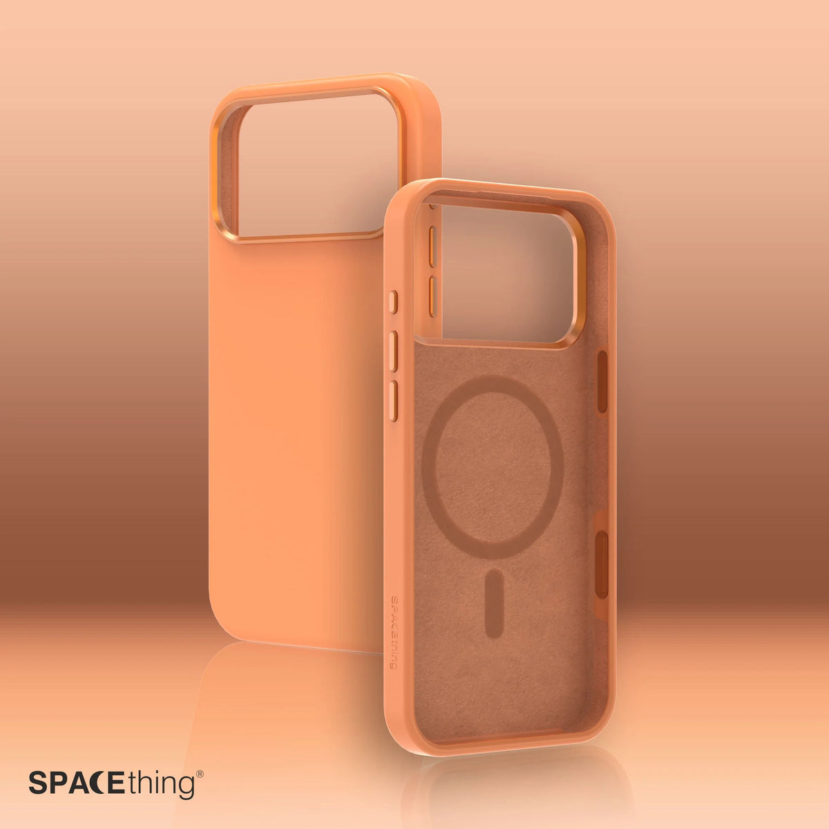 Spacething Smoothie Silicone Case for iPhone 17 Pro Max - Orange