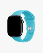 Apple Watch Silicon Sports Straps - Neon Blue