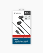 Spacething Melo Type-C Music Earphone - Black