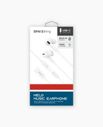 Spacething Melo Type-C Music Earphone - White