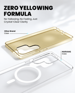 Anti-Yellow Magsafe Clear Case - S25 Ultra