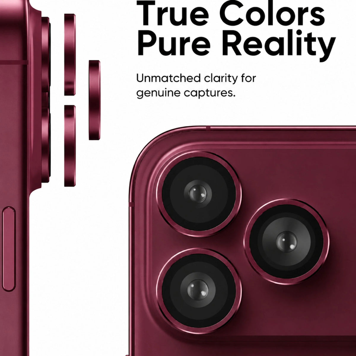 Spacething Titan Camera Lens - Dark Cherry iPhone 18 Pro Max