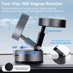 Vacuum Suction Magnetic Phone Holder Stand Mount 360°