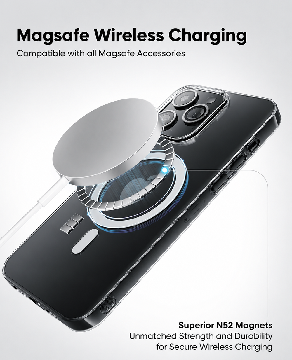 Anti-Yellow Magsafe Clear Case iPhone 13 Pro