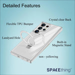 Spacething Samsung Galaxy S25 Ultra Marsix MagSafe Stand Case - Clear