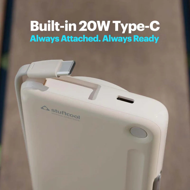 Click Trio 10000mAh Magnetic Wireless Powerbank with Apple Watch Charging