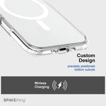 Spacething Minimal MagSafe Case for iPhone 17 Air - Clear