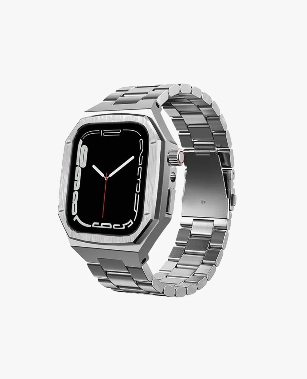 Silver Luxury Edition Case- Stainless Steel Strap