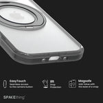 Spacething Marsix 360° Stand Case for iPhone 17 Air - Black