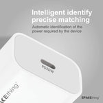 Spacething 20W Cube Mini Plus Wall Charger Colour - White