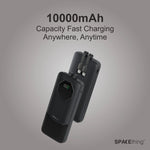 Spacething Nairo 10000 MAH 3 IN 1 PD 22.5W Power Bank - Black
