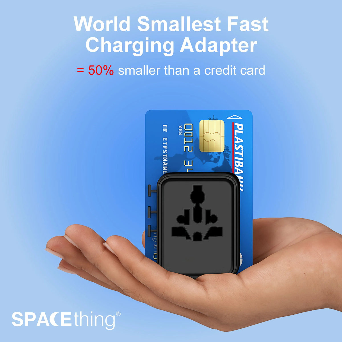 Spacething 70W GaN World Travel Adapter UK, EU, US, AUS