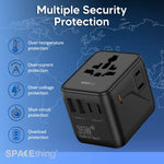 Spacething 35W GaN World Travel Charger (2C+2A) UK, EU, US, AUS