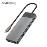 Spacething Linker 12-in-1 USB-C Hub – Grey