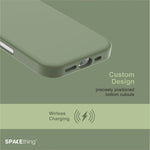 Spacething Smoothie Silicone Case for iPhone 17 - Green