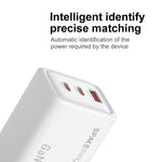 Spacething Prime GaN 65W 2C1A Fast Charger - White