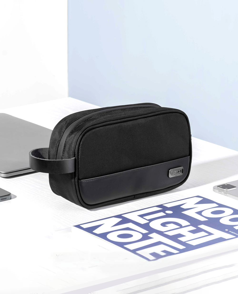 Black Vault Tech Kit Organiser Bag with lock