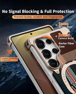 Metal Magsafe Real Aramid Carbon Case - Black