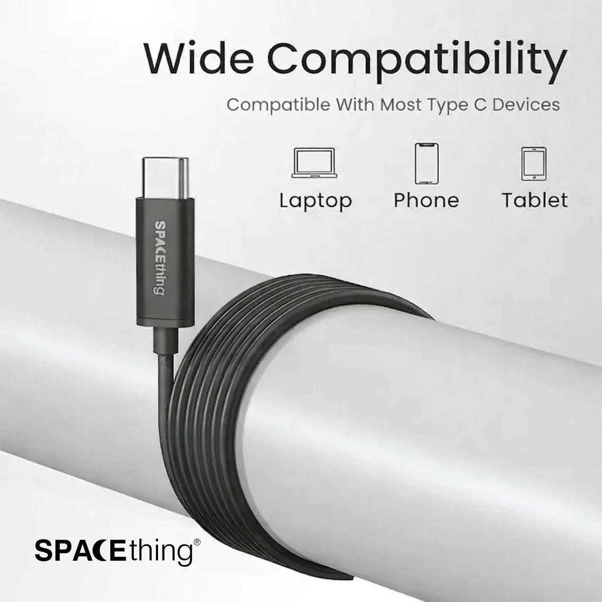 Spacething Veria Tune Type-C Earphone - Black