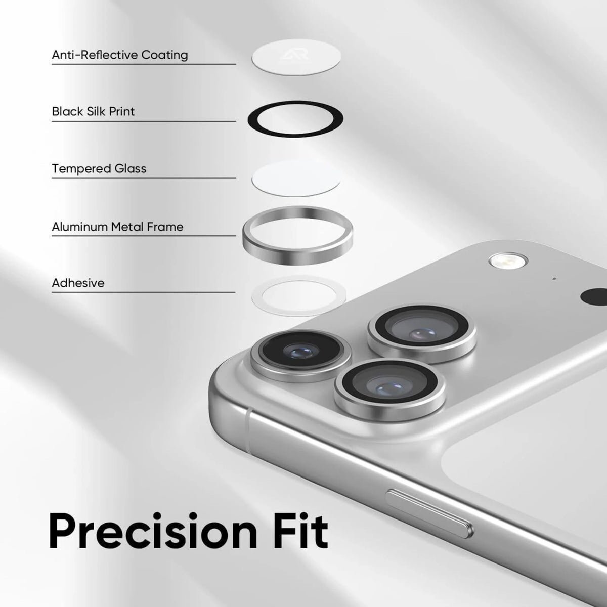 Spacething Titan Camera Lens - Clear iPhone 18 Pro
