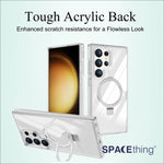 Spacething Samsung Galaxy S25 Ultra Marsix MagSafe Stand Case - Clear