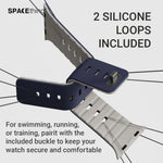 Spacething Omni Apple Watch Band – 49mm / 45mm Size - Orange Black