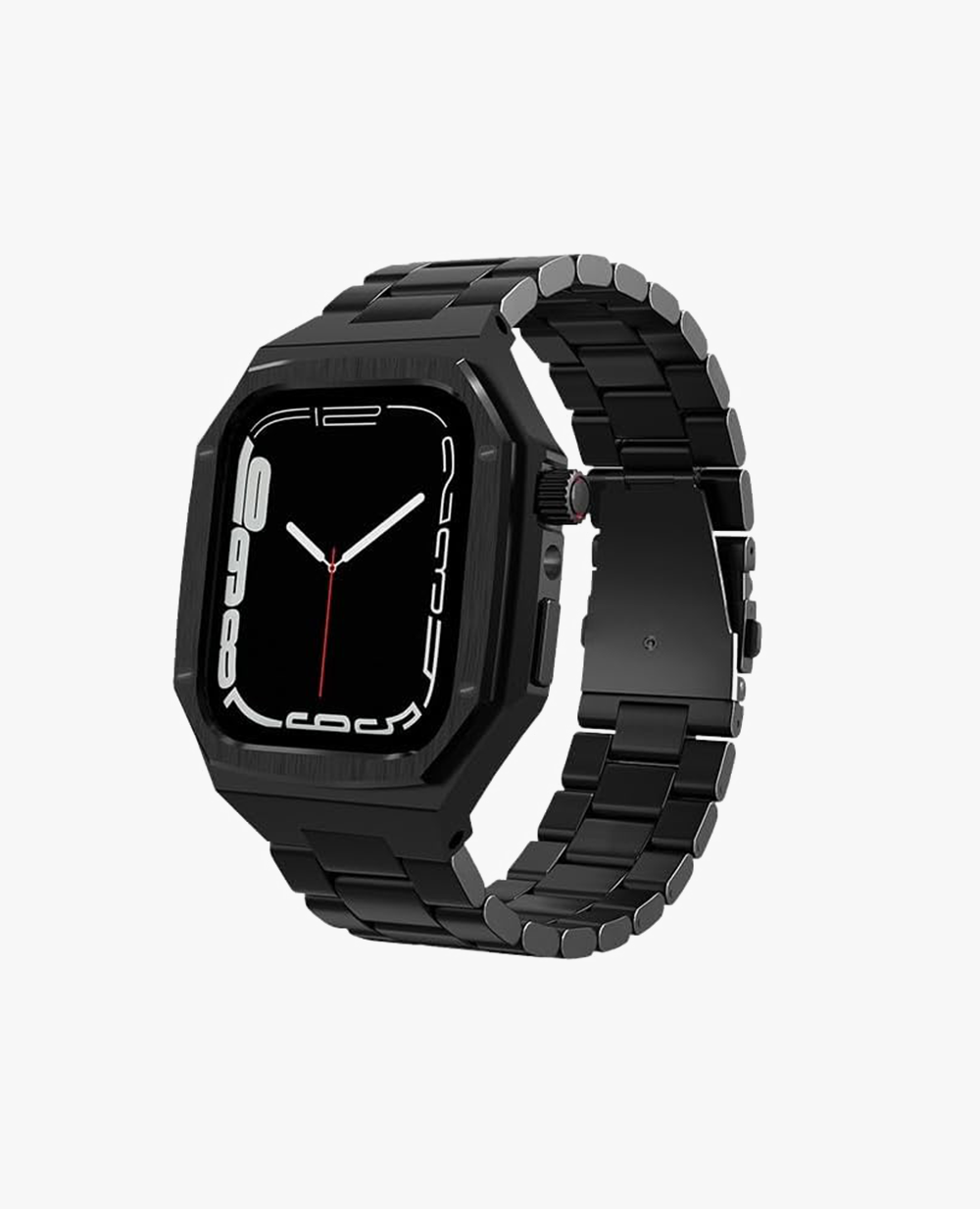 Black Luxury Edition Case- Stainless Steel Strap 46 MM