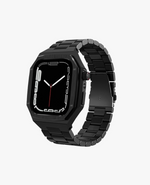 Black Luxury Edition Case- Stainless Steel Strap 46 MM