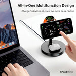 Spacething Mag Fusion 3-in-1 Wireless Charger - Black