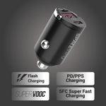 Spacething Speed Mini 48W Car Charger Colour - Black