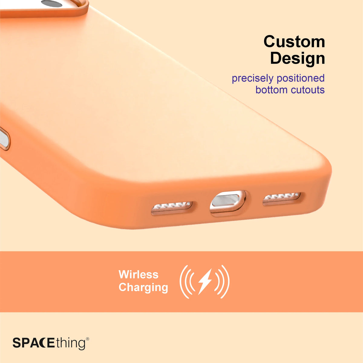 Spacething Smoothie MagSafe Case iPhone 17 Pro – Orange