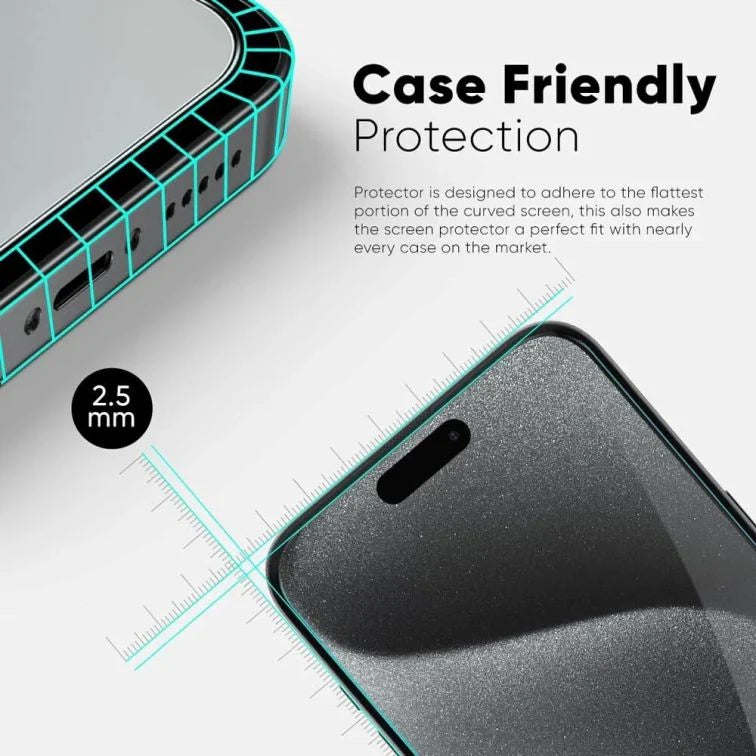 Spacething Rock Borderless Full Tempered Glass - Clear iPhone 18 Pro Max
