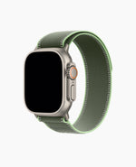 Green/Neon Trail Loop - Natural Titanium Finish