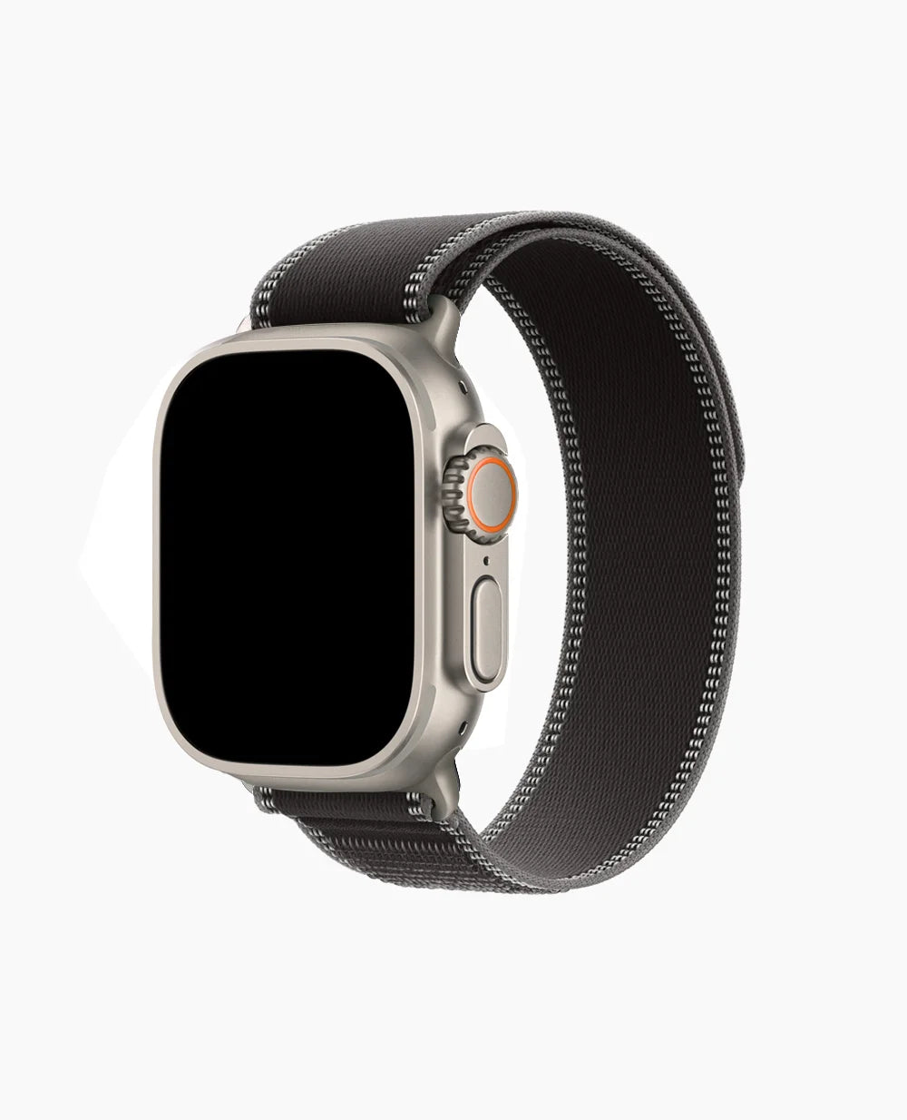 Black/Charcoal Trail Loop - Natural Titanium Finish