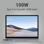 SPACETHING TITANDUO 2-in-1 100W Super Fast Braided Data Cable