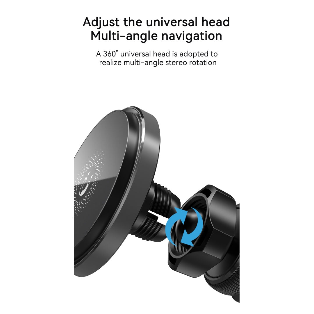 15W-Magnetic Wireless Car Charger Holder