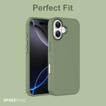Spacething Smoothie Silicone Case for iPhone 17 - Green
