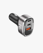 100W Max Fast Car Charger - 3 Ports