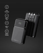 SPACEthing Integrated PowerBank 20000mAh with 3in1 Wires