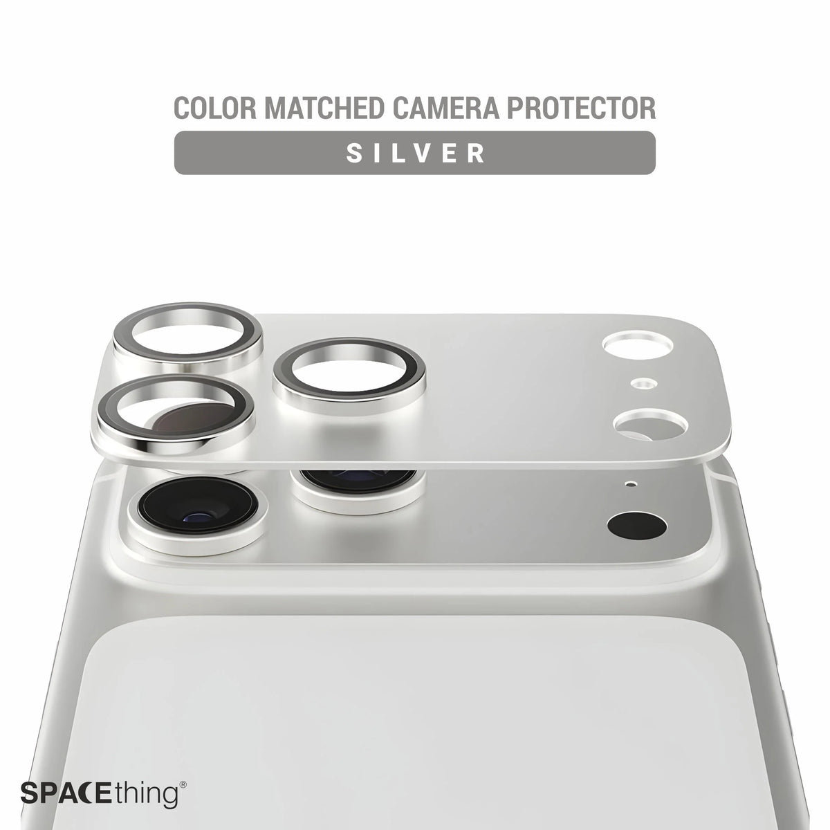 Spacething Titan Metal Scratch Resistant Guard - Silver 17 Pro