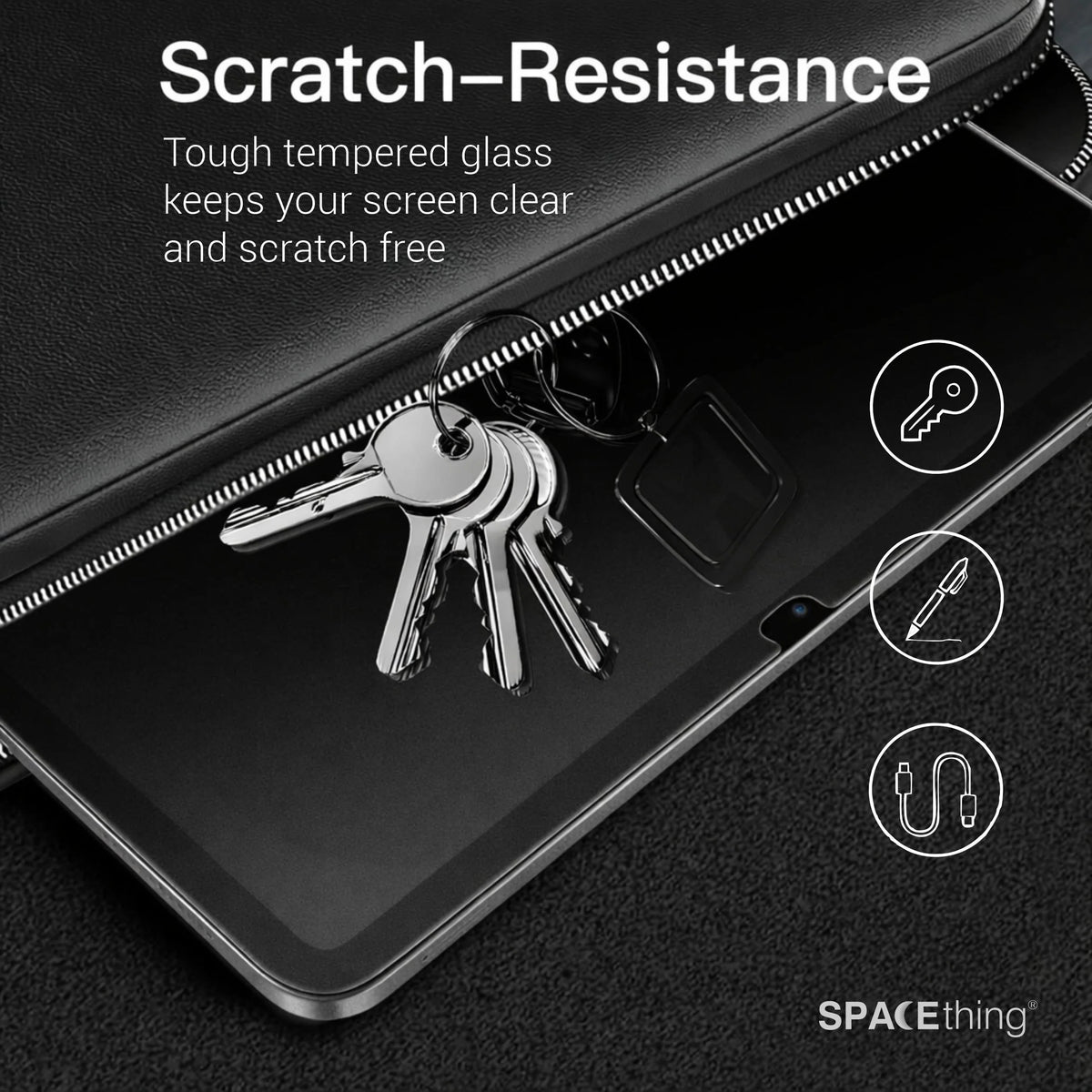 Spacething Matte Tempered Glass for iPad - Matte iPad 10.9" 10th Gen