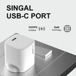Spacething Explorer Pro 20W GaN Wall Charger – White