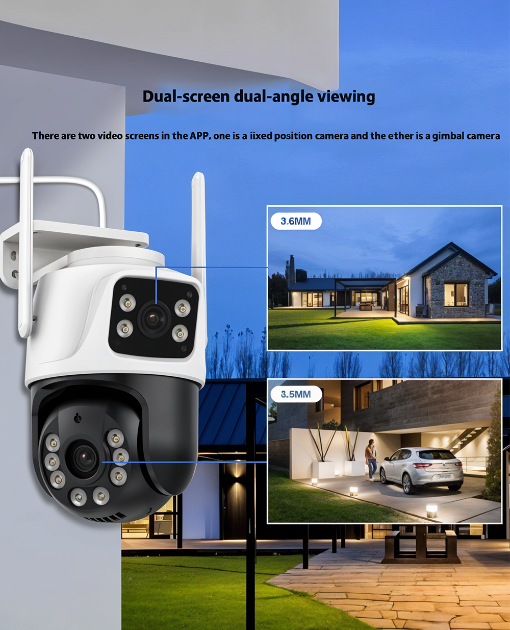 360° 4G Smart Dual Lens CCTV