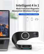 4-in-1 Magnetic Wireless Charger Stand